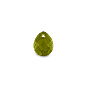MY iMenso Carezza Goccy single stone "Olive green CZ" faceted 15mm - 3230046