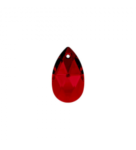 MY iMenso Carezza Pera single stone "Brillante crystal" "Scarlet" 22mm - 3230061