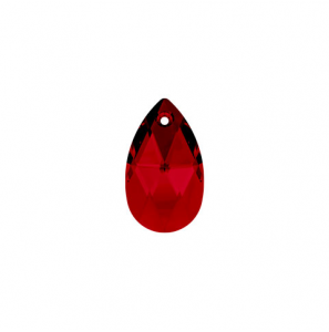 MY iMenso Carezza Pera single stone "Brillante crystal" "Scarlet" 22mm - 3230061