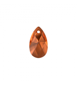 MY iMenso Carezza Pera single stone "Brillante crystal" "Smoked Amber" 22mm Op voorraad - 3230063
