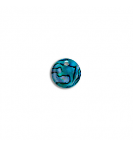 MY iMenso Carezza Round single stone "abalone in blue resin" 12mm - 3230085