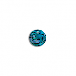 MY iMenso Carezza Round single stone "abalone in blue resin" 12mm - 3230085