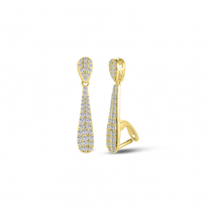 MY iMenso Carezza pendant Sphérique Zirconi for M&L stones (925/1Mgold-plated) - 3230092