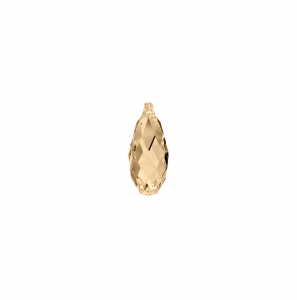 MY iMenso Carezza Briolette single stone "Brillante crystal" "Golden Shadow" 17mm - 3230102
