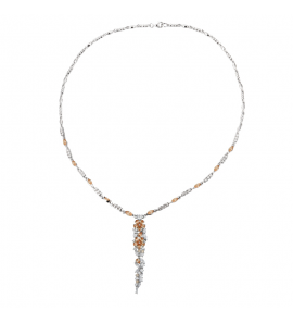 MY iMenso ODM "Atessa Champagne" necklace (925/rhod-plated) - 3230104