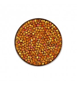 MY iMenso Grande (33mm) insignia "Amber" (925/"Brillante crystal" Crystal fine rocks) - 3230116