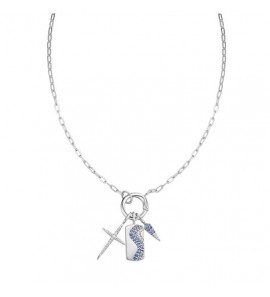 ANIA HAIE POP CHARMS - SCHAKELCOLLIERS - ZILVER / GERODINEERD - 3230132