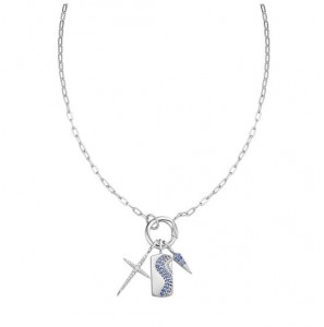 ANIA HAIE POP CHARMS - SCHAKELCOLLIERS - ZILVER / GERODINEERD - 3230132