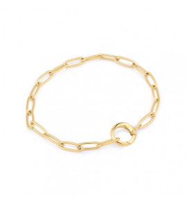 Ania  Haie Pop Charms - Schakelarmbanden - Zilver / 14kt GP - - 3230162