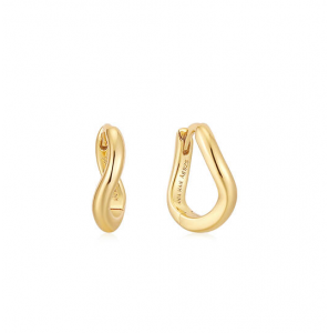Ania  Haie Pop Charms - Oorringen met klapsluiting - Zilver / 14kt GP - Zirkonia - 3230167
