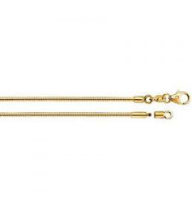 Goud Omega rond 1.1 mm 45 cm schroefsluiting - 3230237