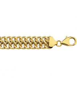 Goud armband frans gourmet 8.5 mm 19.5 cm - 3230254