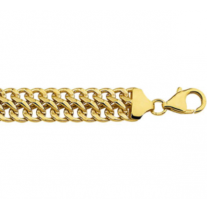 Goud armband frans gourmet 8.5 mm 19.5 cm - 3230254