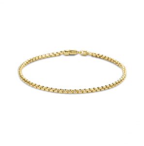 Goud armband rond venetiaans 3.8 mm 20 cm - 3230278
