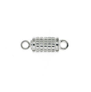 Zilver magneet sluiting fant . 6x11 mm - 3230287