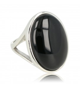 My Bendel Vita ring met grote onix mt. 16 - 3230290