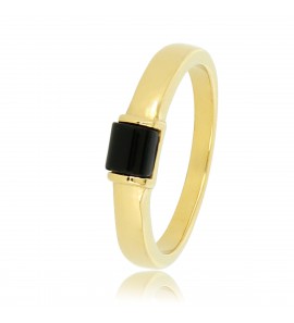My Bendel Vita ring met onyx mt. 18 - 3230297
