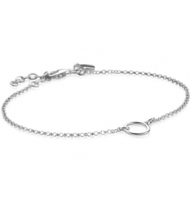 ZINZI zilveren armband met open rondje 16,5-19cm ZIA2523 - 3230417