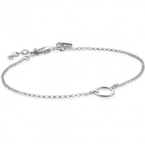 ZINZI zilveren armband met open rondje 16,5-19cm ZIA2523 - 3230417