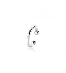 ZINZI zilveren ear cuff gladde buis per stuk geprijsd ZIO-CUFF1 - 3230434