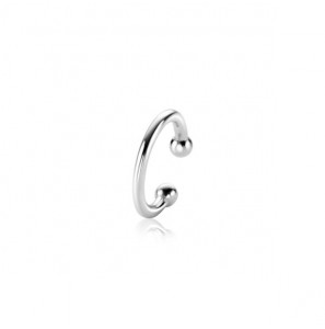 ZINZI zilveren ear cuff gladde buis per stuk geprijsd ZIO-CUFF1 - 3230434