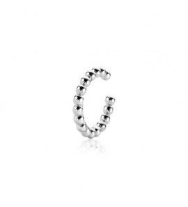 ZINZI zilveren ear cuff bolletjes per stuk geprijsd ZIO-CUFF2 - 3230436