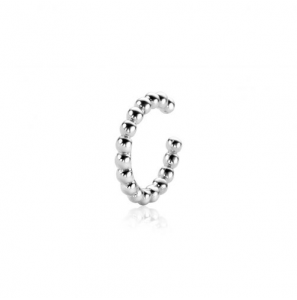 ZINZI zilveren ear cuff bolletjes per stuk geprijsd ZIO-CUFF2 - 3230436