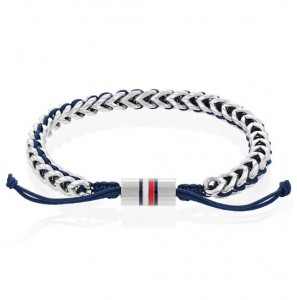 TOMMY HILFIGER GEVLOCHTEN ARMBAND - STAAL - 19,5CM - 3230484