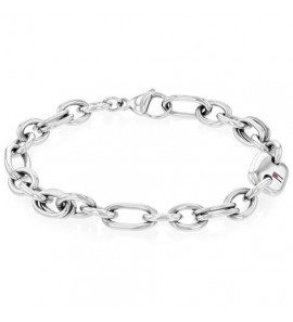 TOMMY HILFIGER SCHAKELARMBAND - STAAL - - 3230486