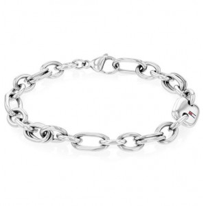 TOMMY HILFIGER SCHAKELARMBAND - STAAL - - 3230486