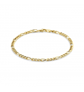 Goud armband figaro 3,7 mm 19,5 cm - 3230576