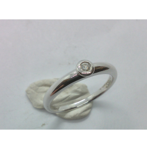 18k Goud dames ring met 0.05 ct. WE-SI - 3230646