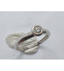 Wit Goud dames ring met 0.12 ct. TW-SI - 3230647