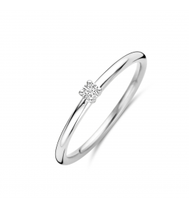 Wit Goud dames ring met 0.05 ct. WE-SI - 3230651