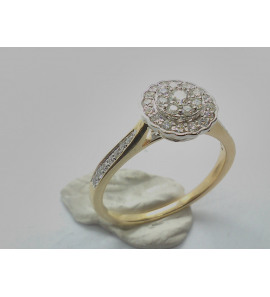 Goud dames ring met 0.40 ct. WE-SI - 3230654