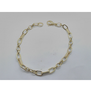 Goud armband fant. 19 cm - 3230661