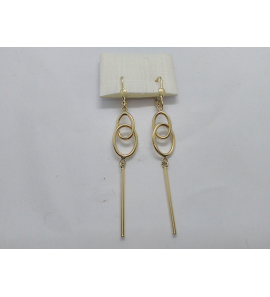 Goud oorhangers - 3230692