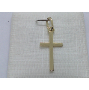 Goud hanger kruisje 17x10 mm - 3230711