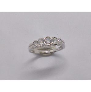 Wit Goud dames ring met zirkonia - 3230732