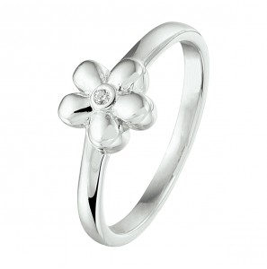 ring bloem zirkonia mt 14 - 3230769