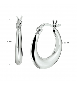 Zilver oorringen - 3230799
