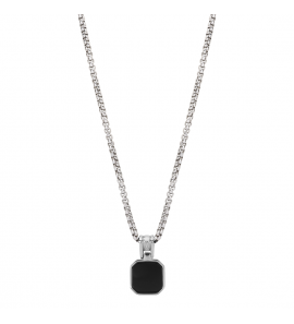 Aze juwels Necklace Rolo Onyx Rocks - (50+10cm) - 3230841