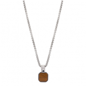 Aze juwels Necklace Rolo Tiger Rocks - (50+10cm) - 3230842