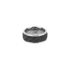 Aze juwels Ring Carbon - Inox (21 / 66) - 3230846