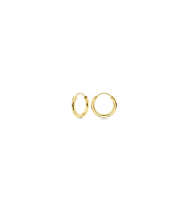 Goud oorringen ronde buis 1.8x20 mm - 3230874