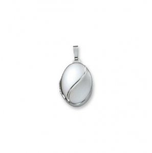 Medaillon Ovaal Mat Glanzend 925 - 3230920