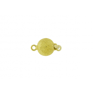 Goud bolsluiting satine 8 mm - 3230939