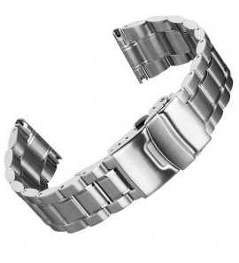 Horlogeband metaal massief  staal 18 mm - 3230949