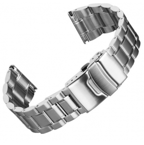 Horlogeband metaal massief  staal 20 mm - 3230950