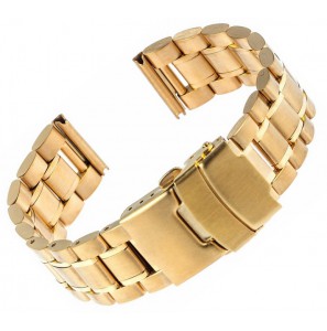 Horlogeband metaal massief  goud 20 mm - 3230957